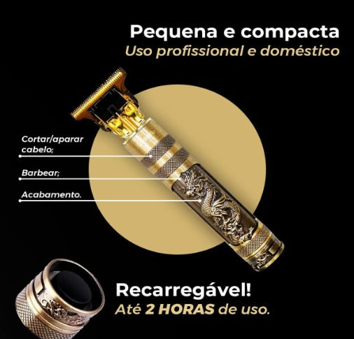 Dragon Maquina Profissional para Barba e Cabelo 3 em 1