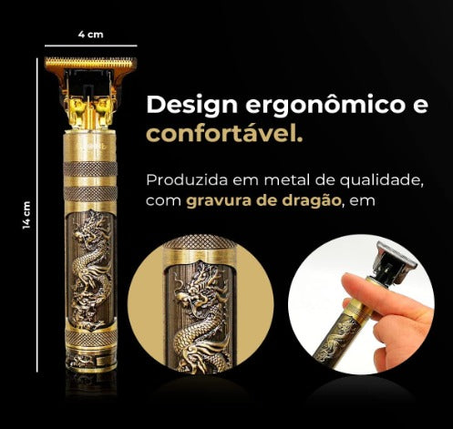 Dragon Maquina Profissional para Barba e Cabelo 3 em 1