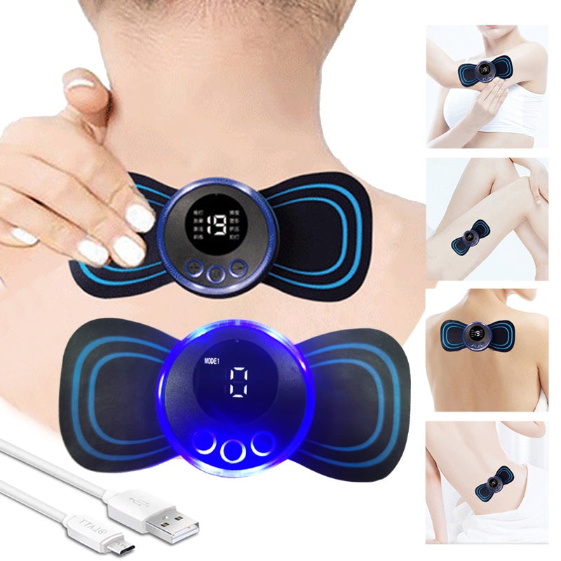 Massageador Elétrico Cervical Eletroterapia Ems Pescoço Pern