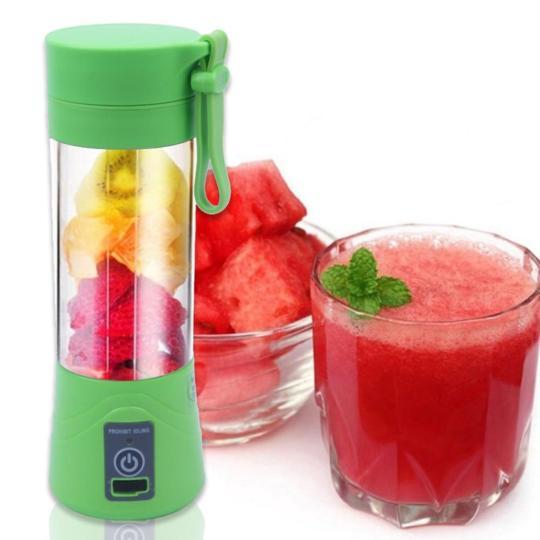 Mini Liquidificador Mixer Juice Garrafa Portátil USB Recarr Sucesso