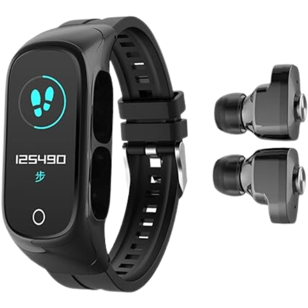 Smartwatch Relógio inteligente Fone Bluetooth 2 em 1 N8 (PR