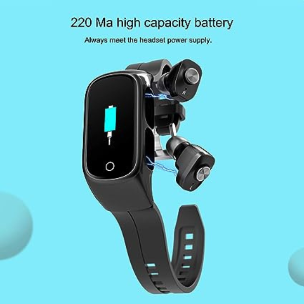 Smartwatch Relógio inteligente Fone Bluetooth 2 em 1 N8 (PR