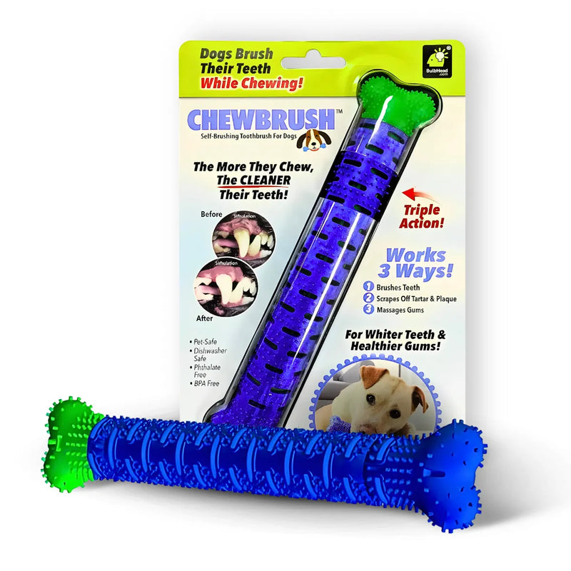 Mordedor Osso Removedor De Tártaros De Dentes Pets Chewbrush