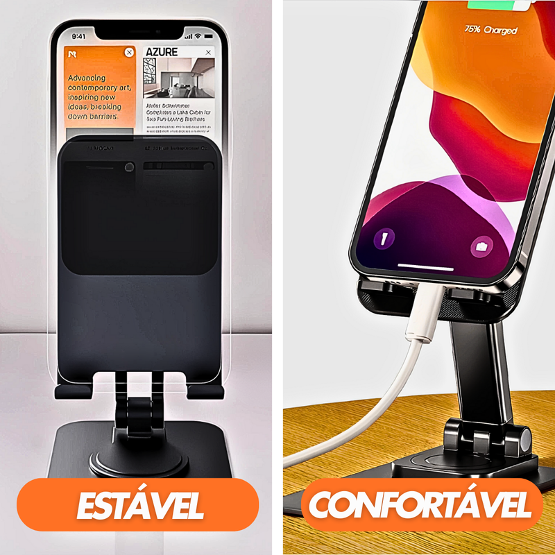 Suporte Articulado De Mesa Para Tablet E Smartphone