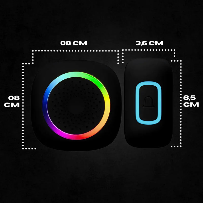 Campainha Residencial Sem Fio Wireless Longo Alcance