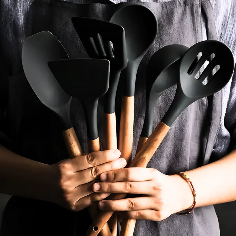 : Kit Utensílios de Cozinha Jogo Completo 19 Peças