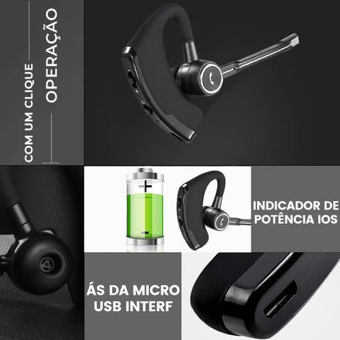 COMPRA PREMIADA - Fone Executivo Bluetooth