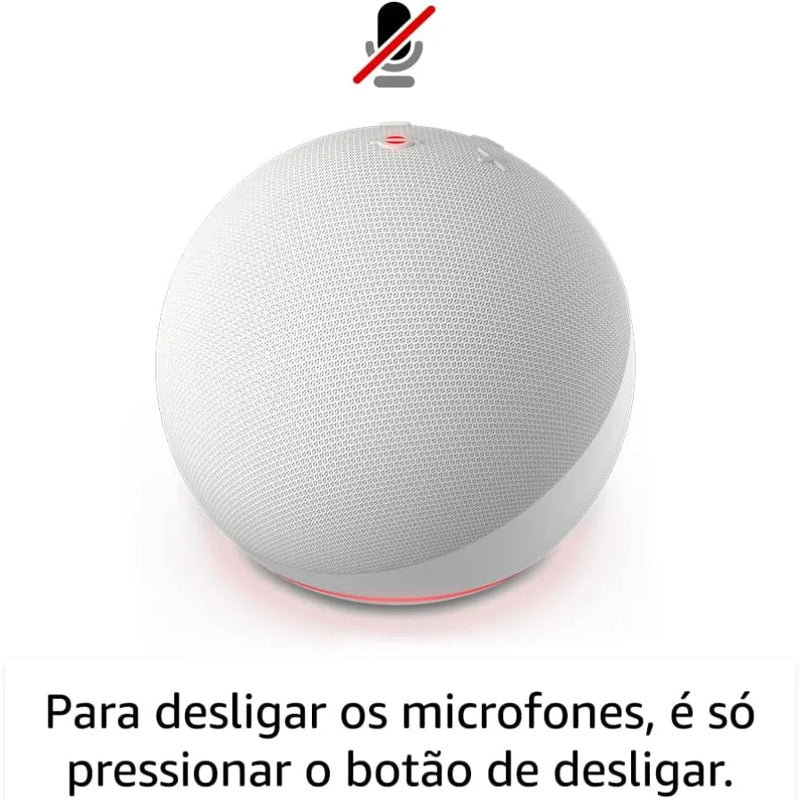 Alexa Echo Dot 5ª geração original caixa de som inteligente moderna casa-SKYTUR envio rápido para todo o Brasil