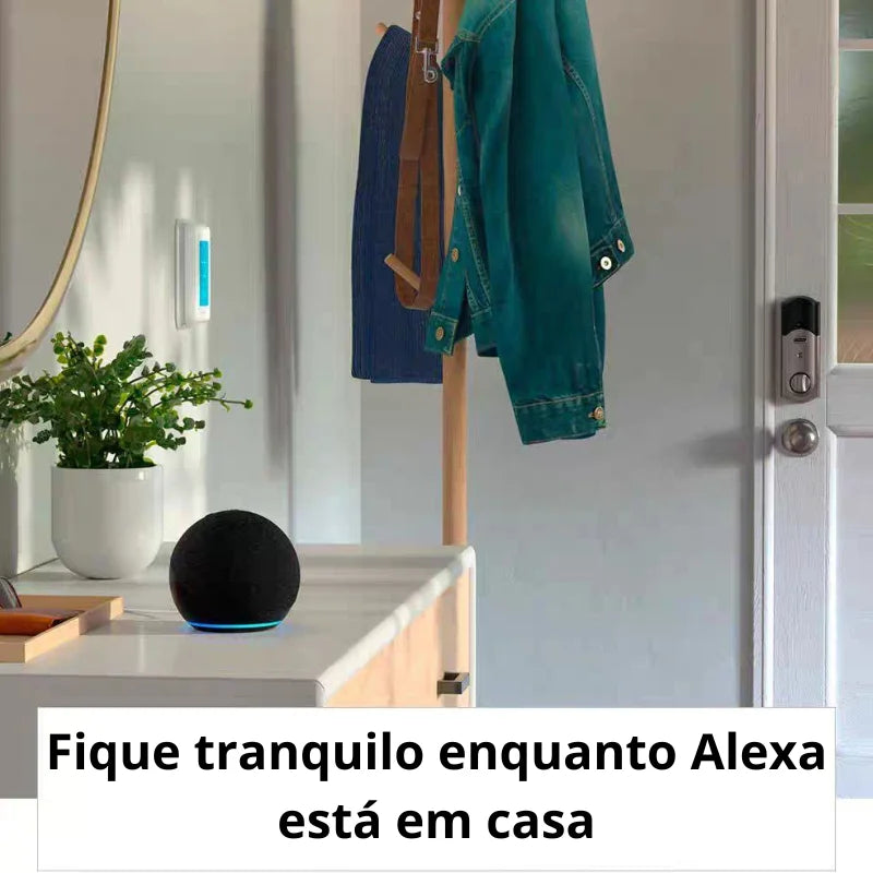 Alexa Echo Dot 5ª geração original caixa de som inteligente moderna casa-SKYTUR envio rápido para todo o Brasil