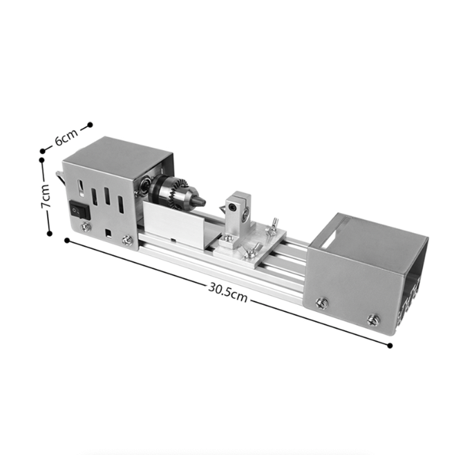 Mini Torno Titanium [ALTA PRECISÃO]