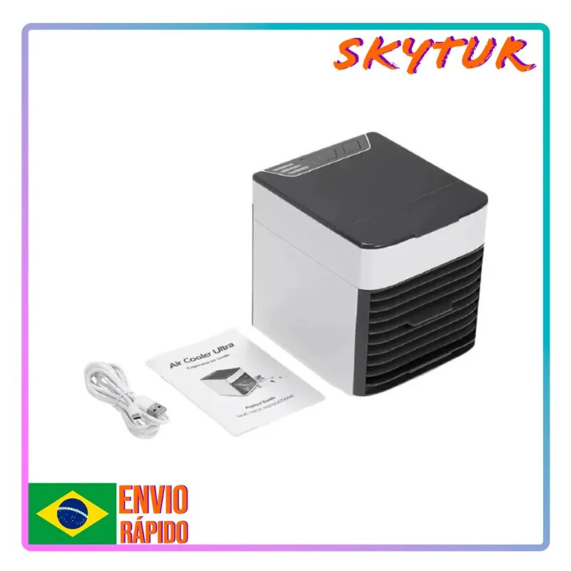 Mini Ar Condicionado Climatizador e Umidificador de Ar Arctic Air Ultra Portátil/Mini Resfriador Ultra Cool Air portátil