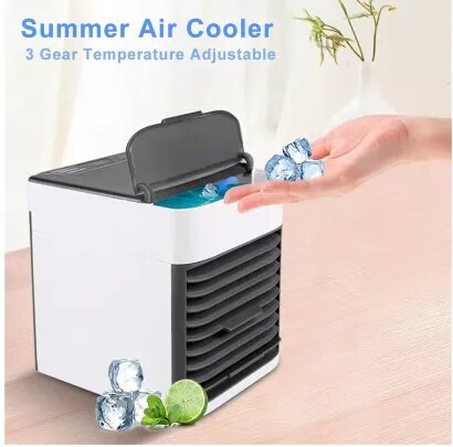 Mini Ar Condicionado Climatizador e Umidificador de Ar Arctic Air Ultra Portátil/Mini Resfriador Ultra Cool Air portátil