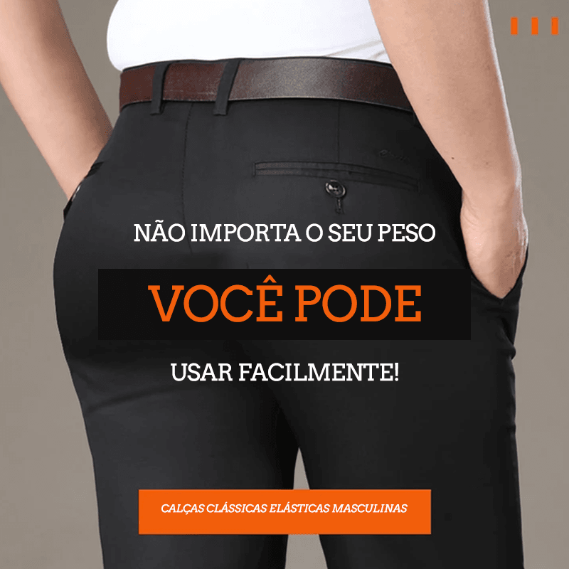 Calça social masculina