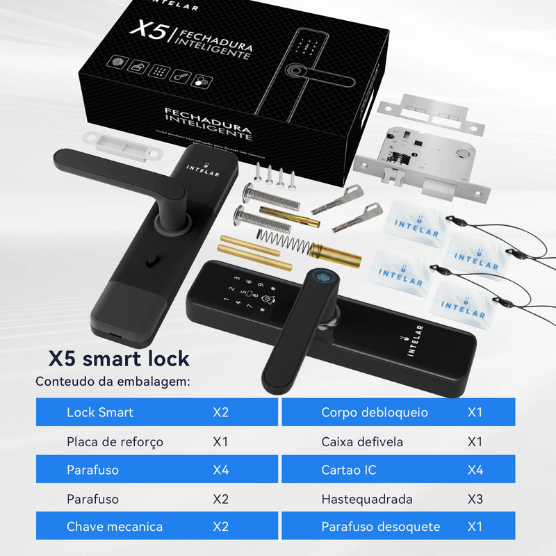 Intellar tuya wifi digital eletrônico inteligente fechadura da porta com câmera biométrica impressão digital cartão inteligente senha desbloqueio chave