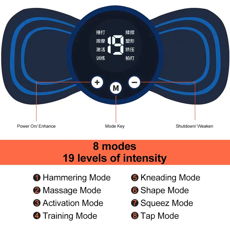 EMS Neck ,Massageador Cervical , Lombar , Pernas e pescoço