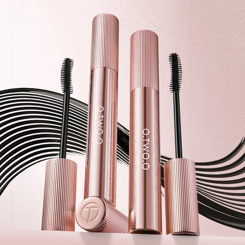 O.TWO.O 4D Mascara À Prova D'Água Extra Volume Longa Duração Hiper-Curvatura Alongamento de Cílios Cílios Não Borrados Preto Mascara