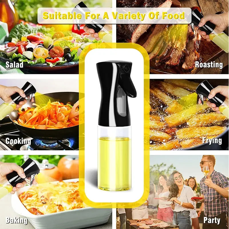 200/300ml garrafa de pulverizador de óleo para churrasco cozinhar pulverizador de azeite cozinha cozimento spray de óleo garrafa vazia vinagre garrafa dispensador de óleo