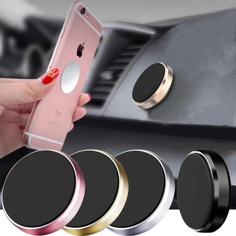 Suporte magnético de telefone para carro, suporte universal para telefone de carro para iphone, xiaomi, huawei, samsung, painel de parede, adesivo magnético de carro