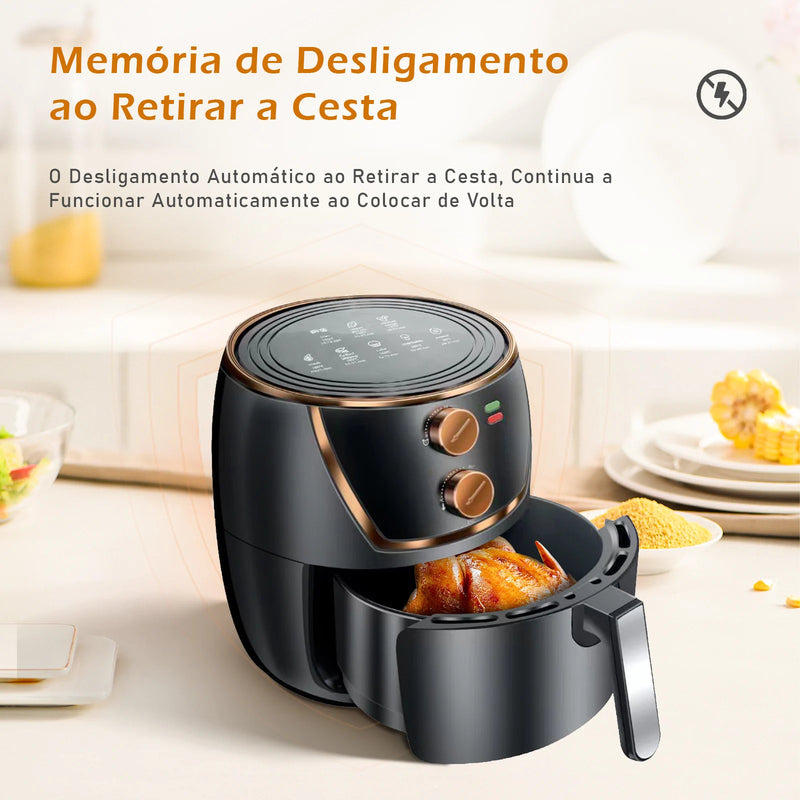 Fritadeira de ar, Airfryer frete grátis, fritadeira de ar elétrica, fritadeira, sem óleo, fritadeira de ar grande