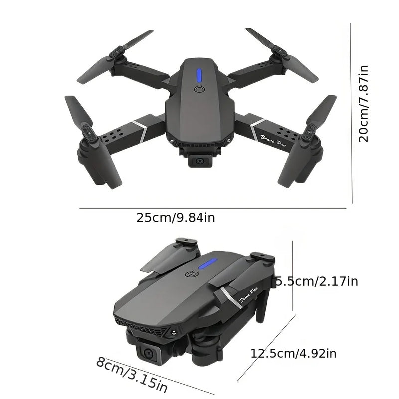 2024 e88pro rc drone 4k professinal com 1080p grande angular câmera hd helicóptero dobrável wifi fpv altura segurar brinquedo de presente