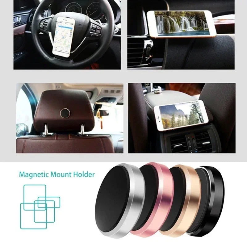 Suporte magnético de telefone para carro, suporte universal para telefone de carro para iphone, xiaomi, huawei, samsung, painel de parede, adesivo magnético de carro