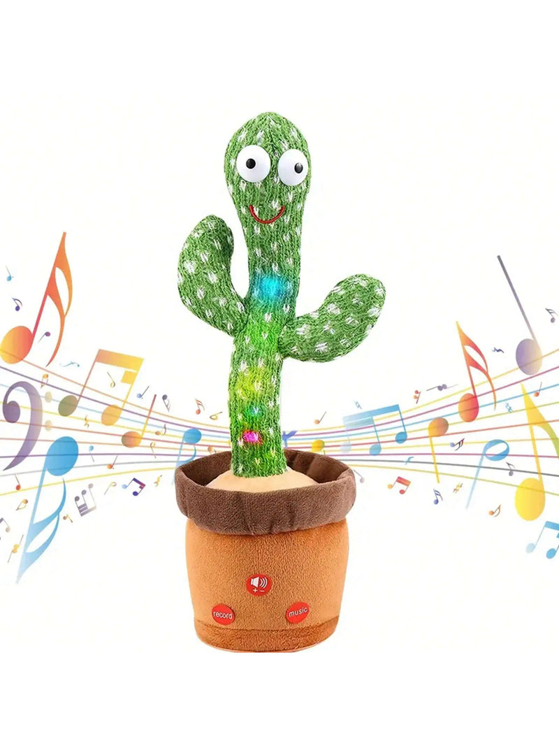 1pc-dança falando brinquedos de cacto para meninos e meninas do bebê, cantando imitando gravação repetindo o que você diz sunny cactus up plus