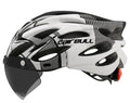 Capacete de Ciclismo Com LED e Viseira CAIRBULL - Max Protection