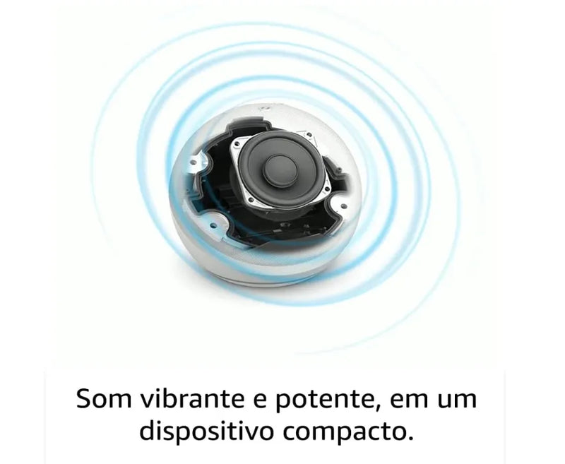 Amazon Echo Dot (5ª Geração) Smart Speaker Alexa com Relógio