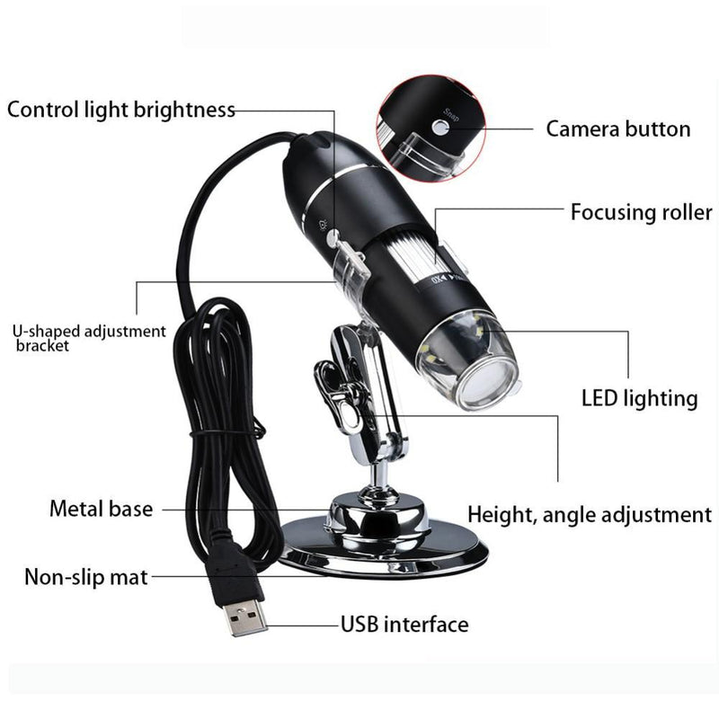 Microscópio ZoomX - Para Android e Mac